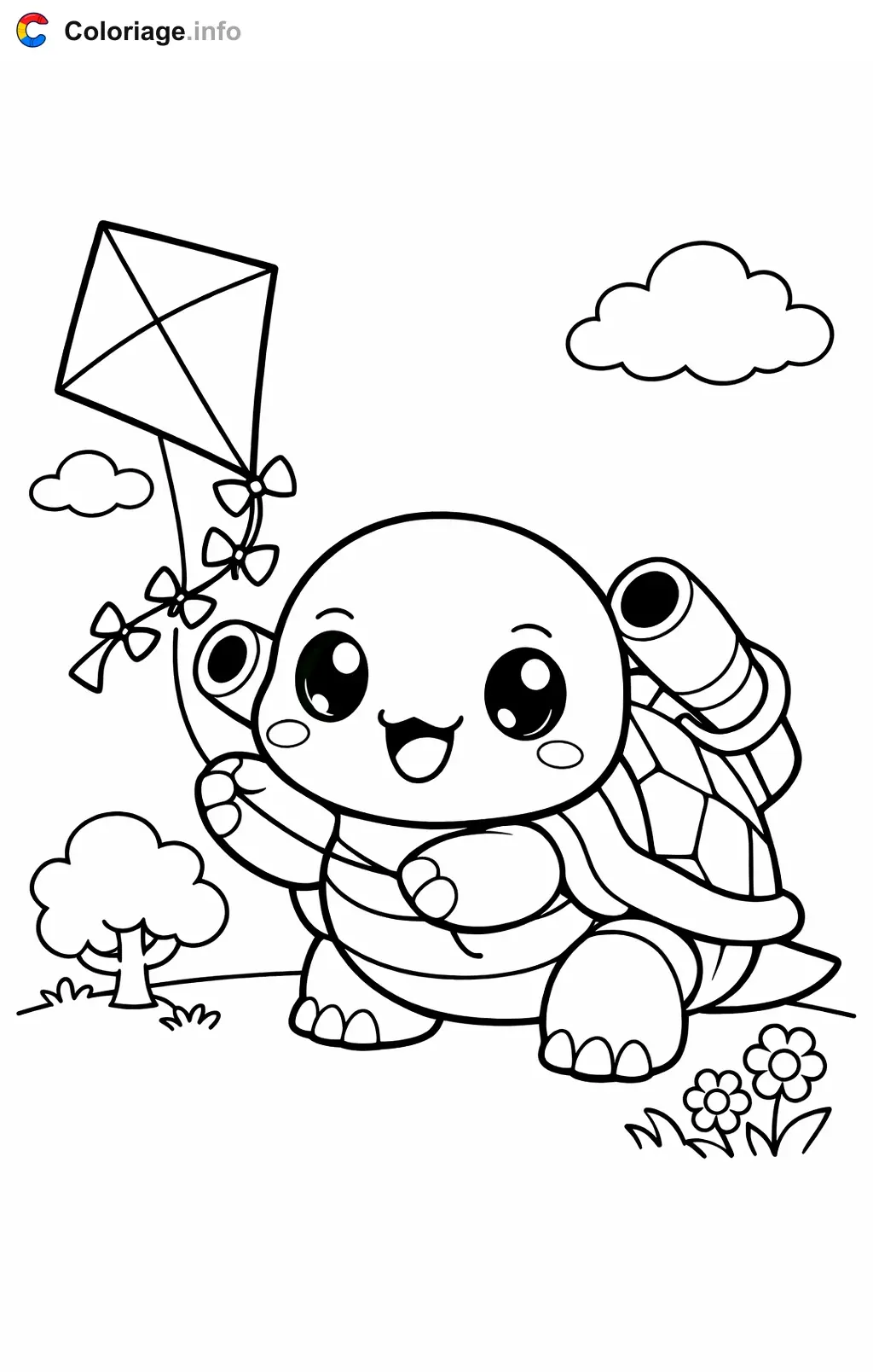 Coloriage Tortank