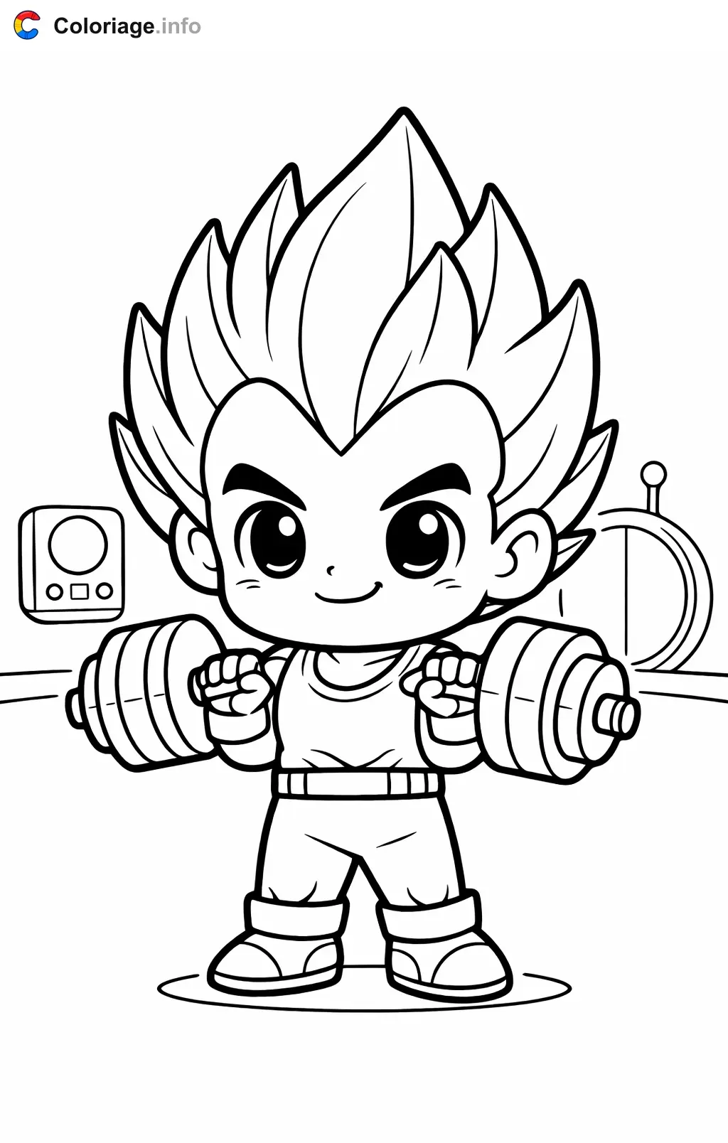 Vegeta Ausmalbilder