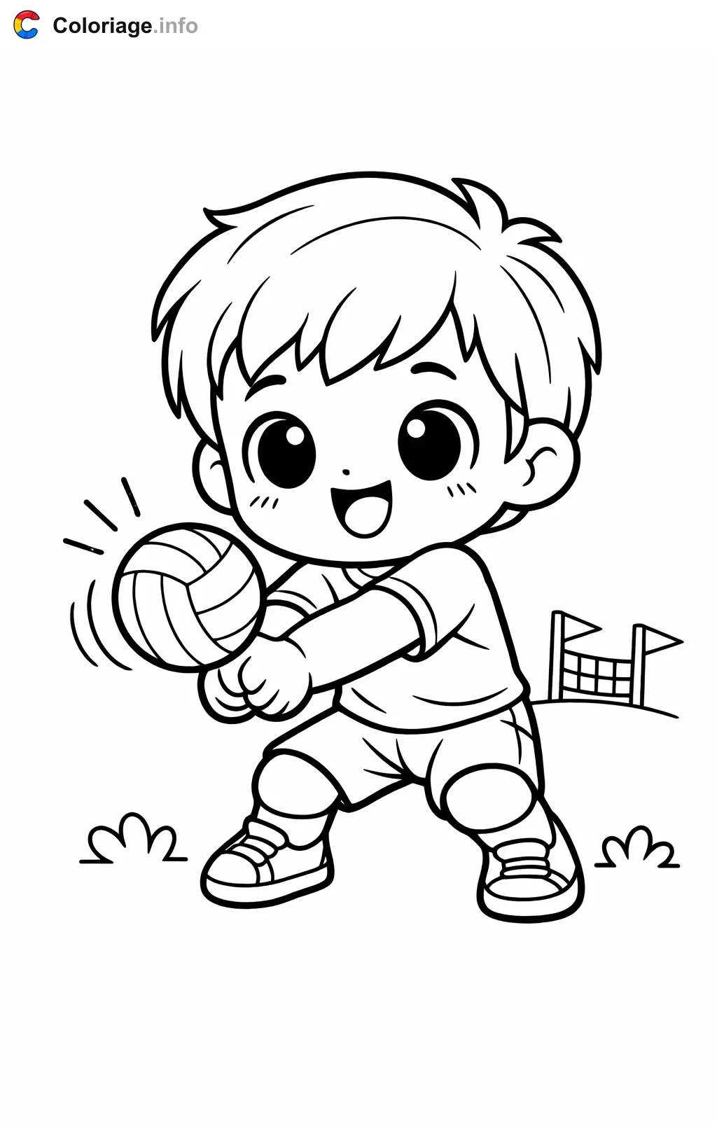Coloriage Volley