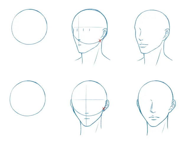 Coloriage Comment Dessiner Un Visage - Comment dessiner à imprimer