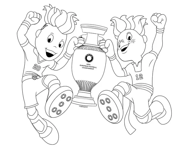 Coloriage Coupe Euro 2016 Foot France - Foot à imprimer