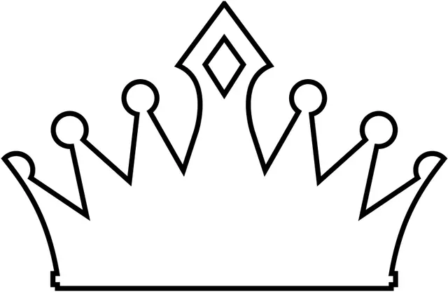 Coloriage Couronne De Reine Des Neiges - Couronne à imprimer