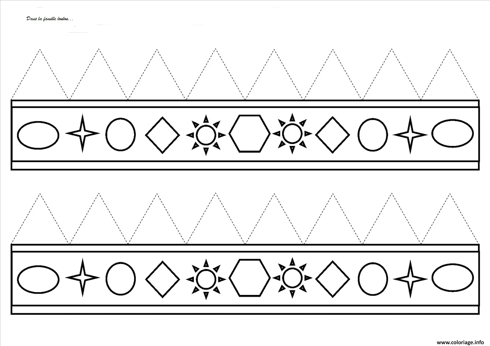 Coloriage Couronne Ps Petit Maternelle - Couronne à imprimer