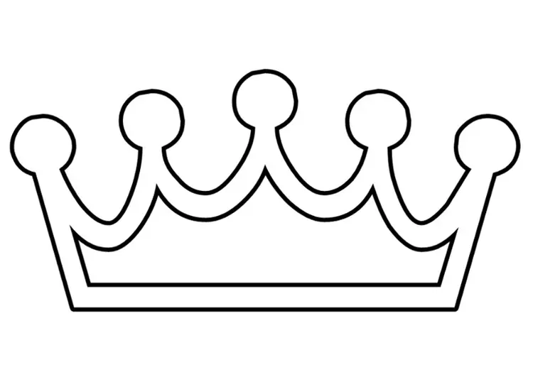 Coloriage Couronne maternelle simple - Couronne à imprimer