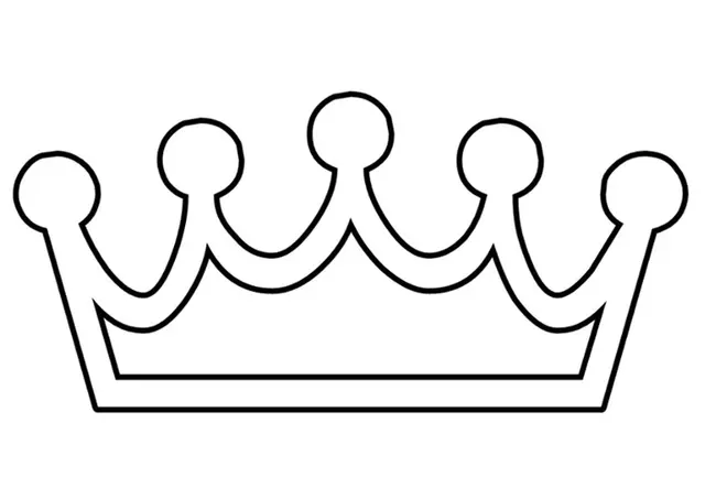 Coloriage Couronne maternelle simple - Couronne à imprimer