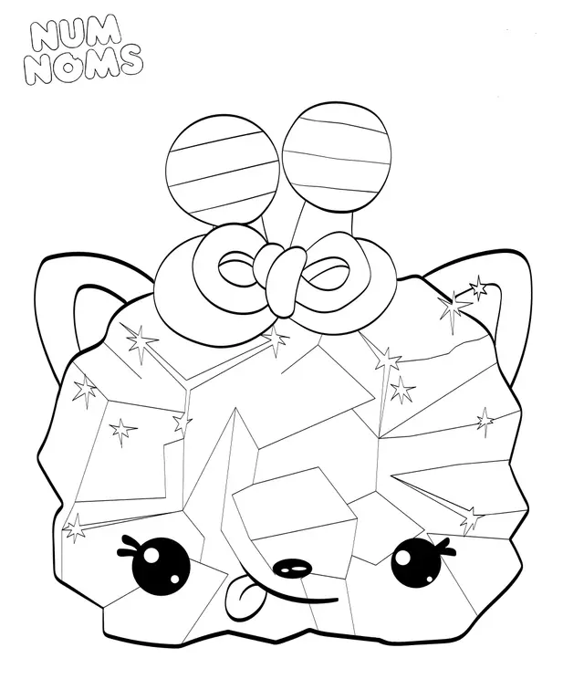 Coloriage Crystal Wildberry Candy - Num noms à imprimer