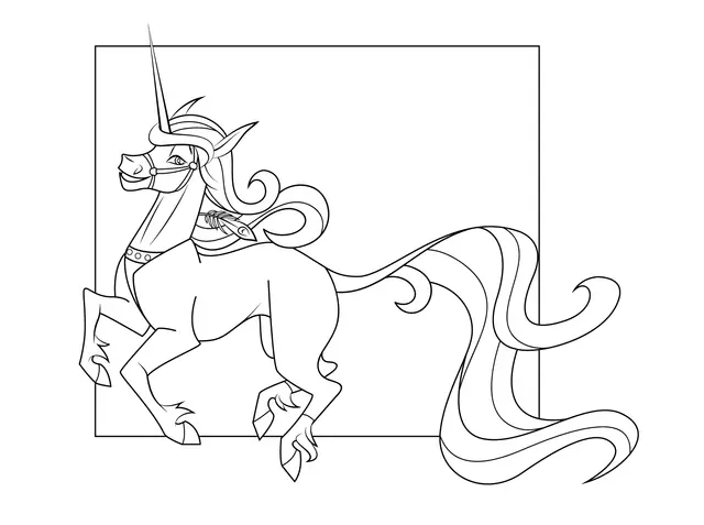 Coloriage Licorne mignonne #3 - Licorne à imprimer