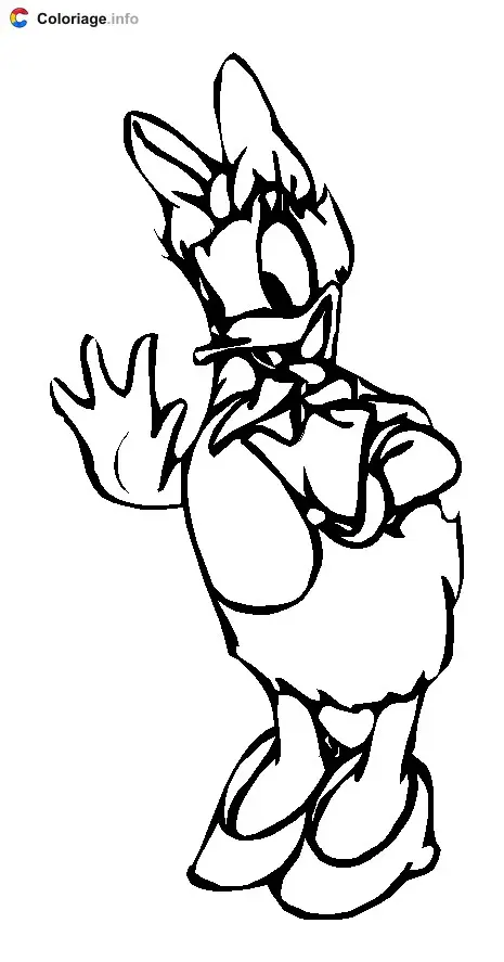 Daisy's Surprise coloring page to print