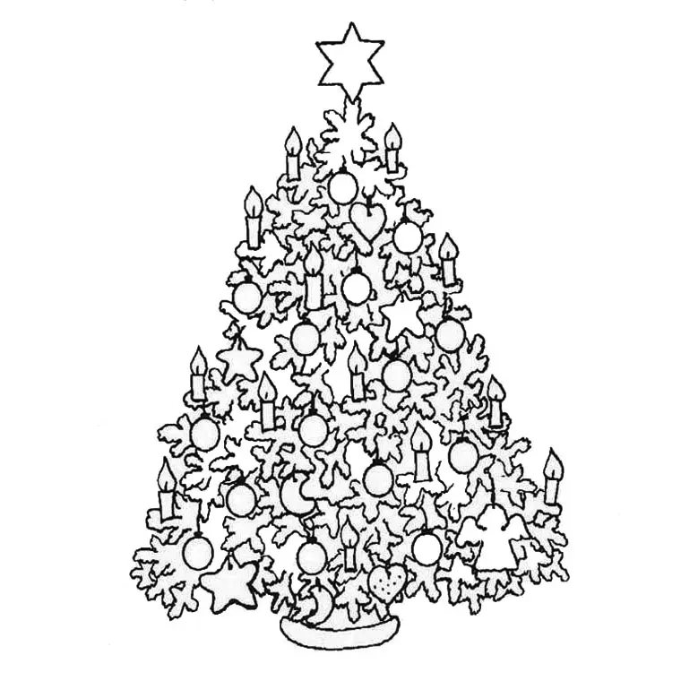 Coloriage De Noël Difficile - Noël à imprimer