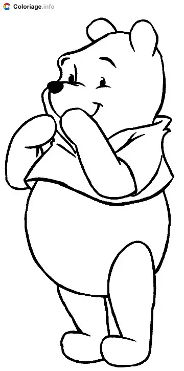 Winnie the Pooh coloring page to print