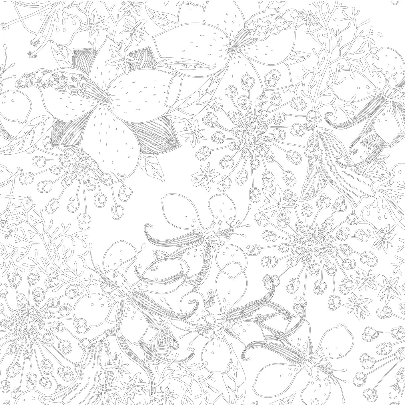 Coloriage Composition symétrique zen pour adulte - Adulte à imprimer