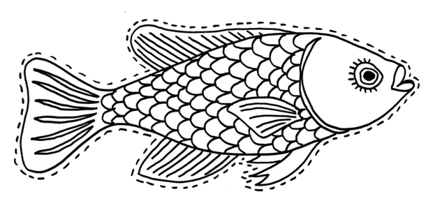 Coloriage Dessin De Poisson Avril En Ligne A Imprimer - Poisson à imprimer