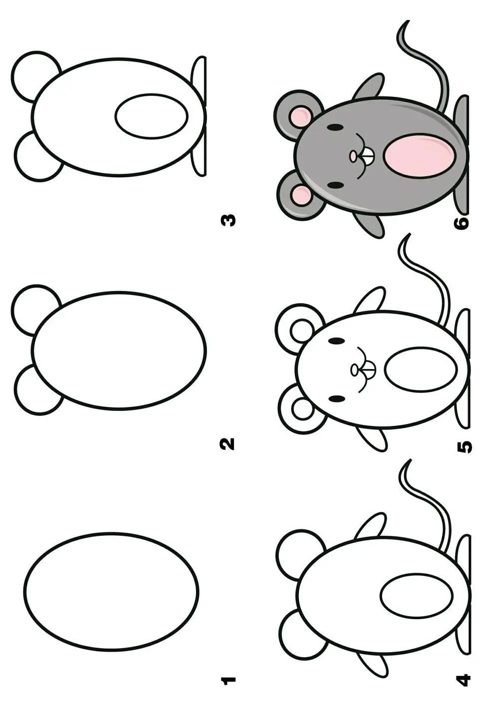 Coloriage Dessin Facile A Faire Un Rat - Dessin facile à imprimer