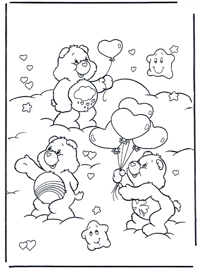 Coloriage Cœurs enlacés pour la Saint-Valentin - Saint-Valentin à imprimer