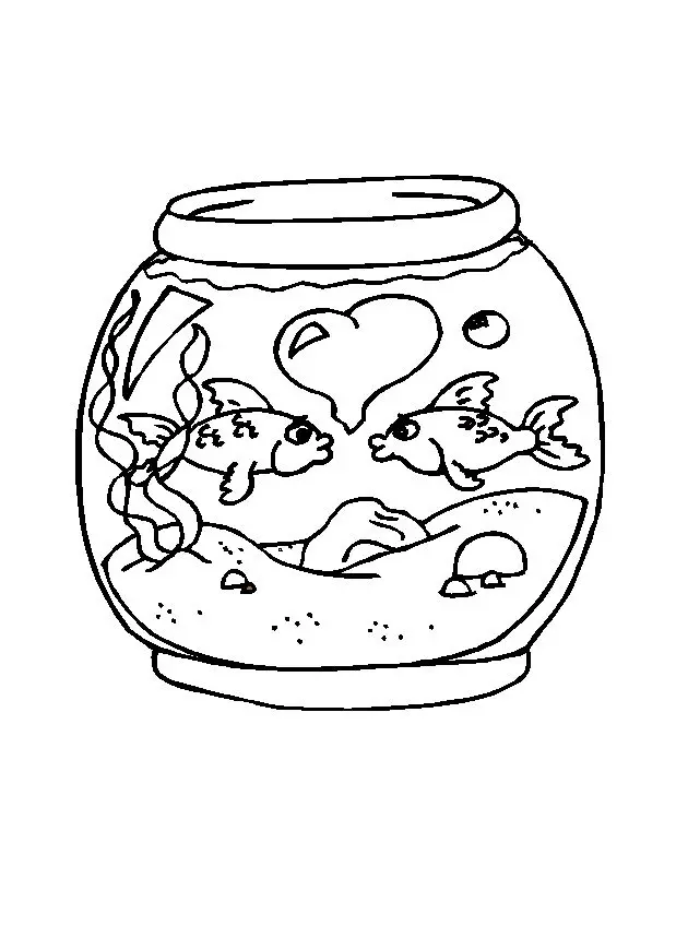 Coloriage Couple dans un jardin fleuri de Saint-Valentin - Saint-Valentin à imprimer