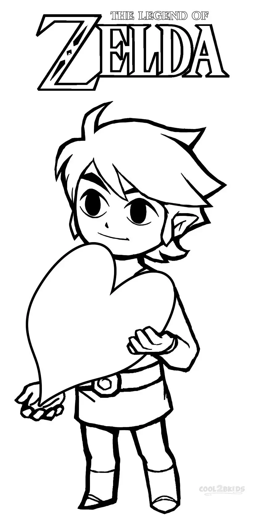 Coloriage Ganondorf seigneur des ténèbres Zelda - Zelda à imprimer