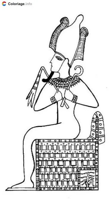 Osiris coloring page to print