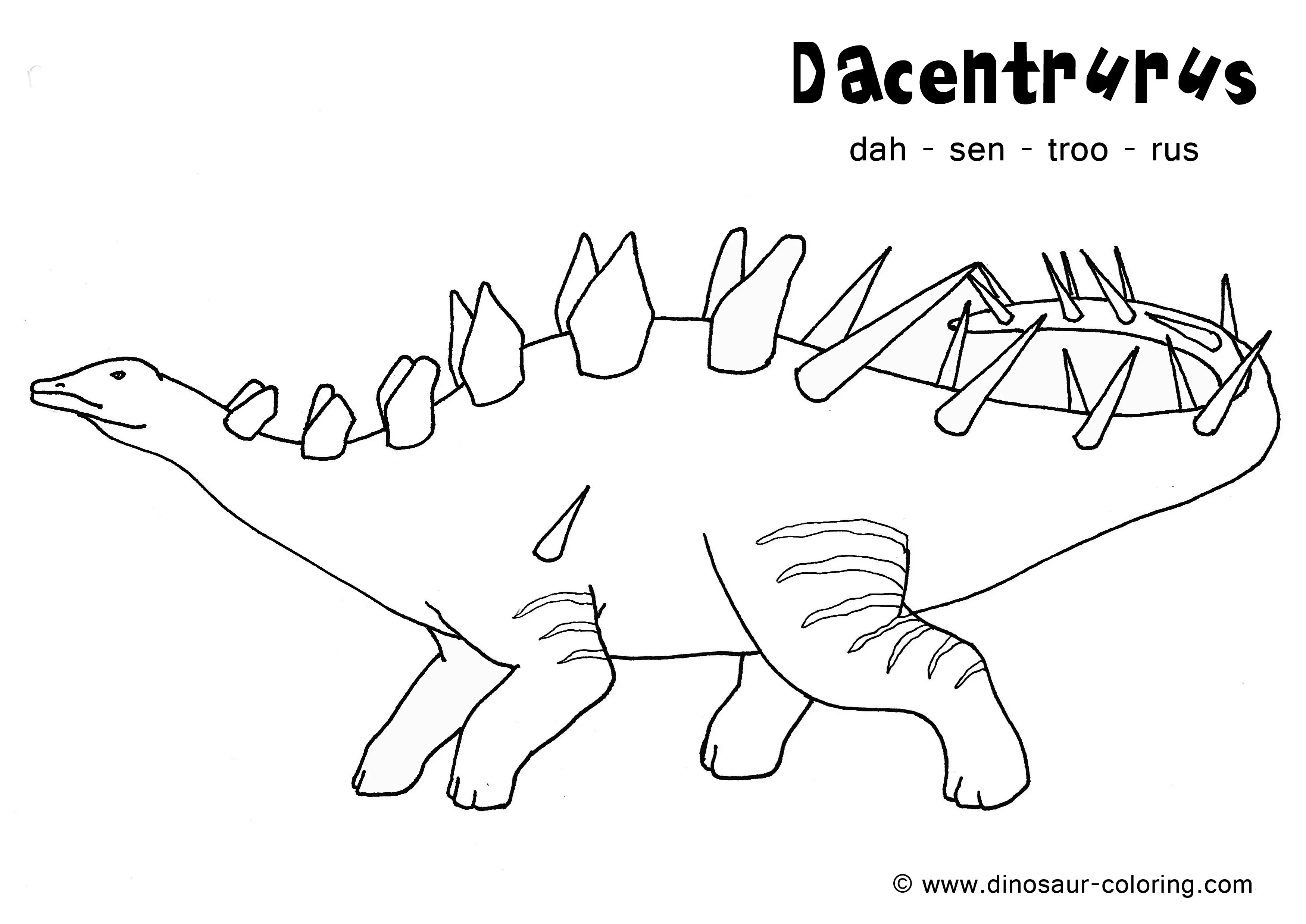 Coloriage Tricératops à trois cornes majestueuses - Dinosaure à imprimer