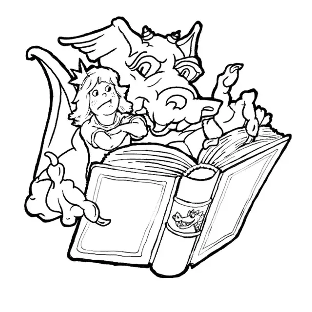 Coloriage Dragon Difficile - Dragon à imprimer