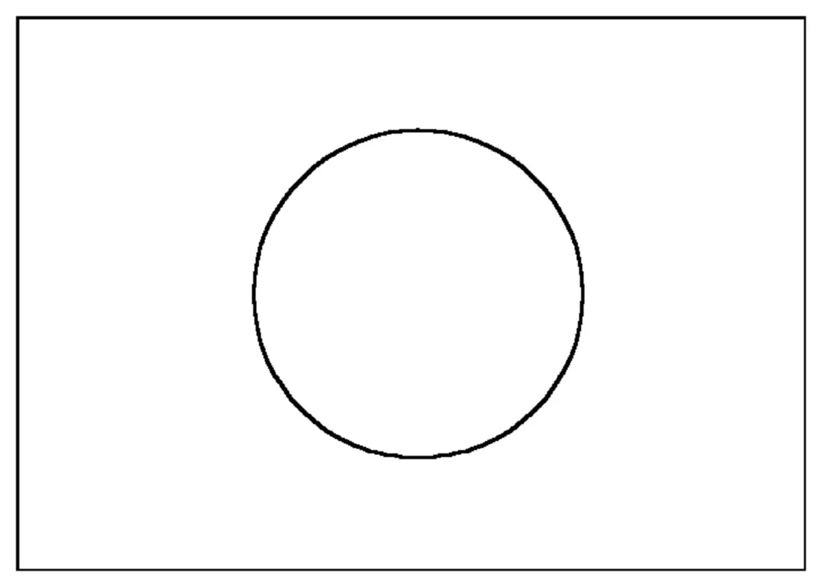 Dibujo de Bandera de Japón para colorear