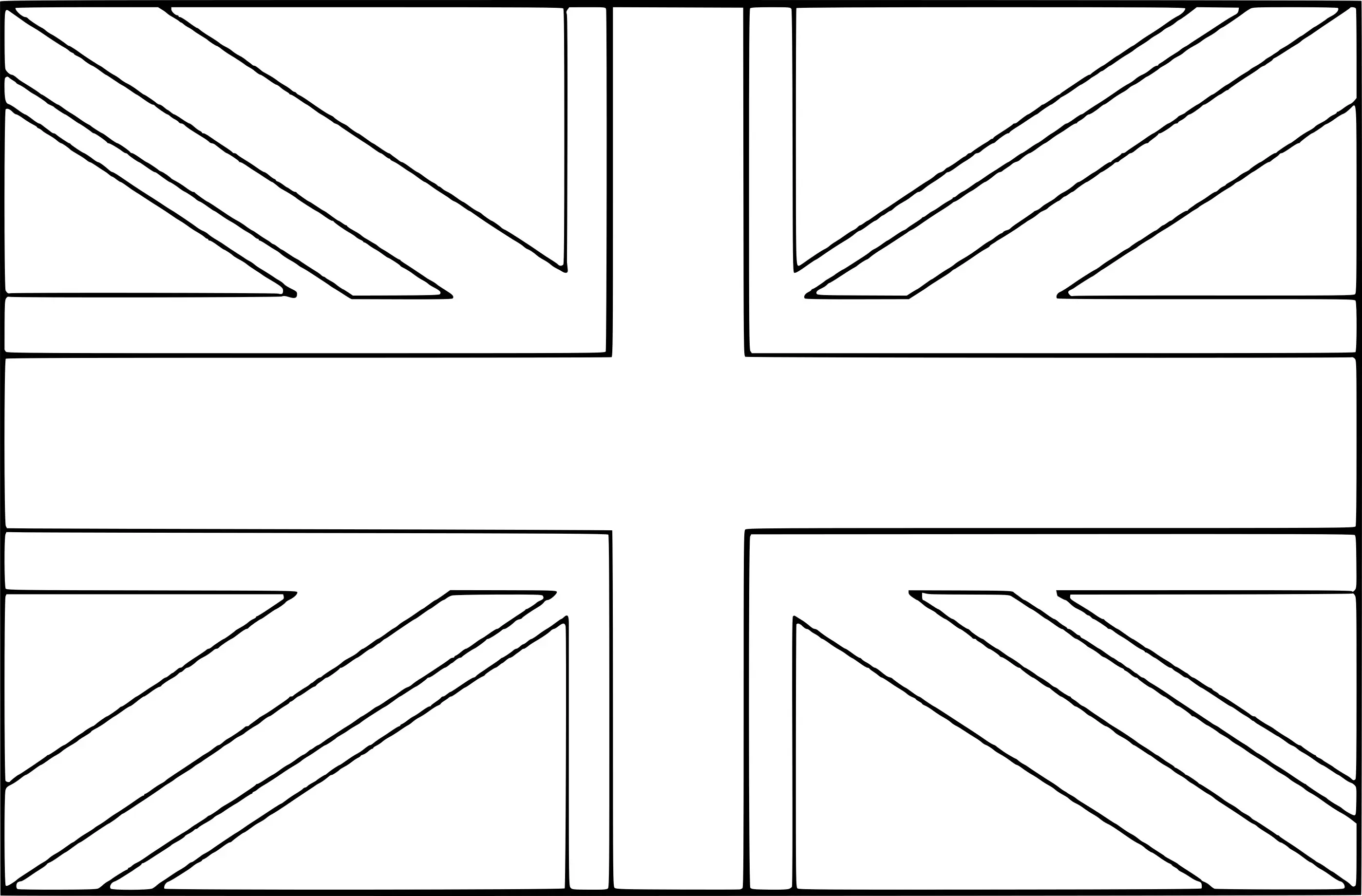 Coloriage Drapeau Royaume-Uni - Drapeau à imprimer