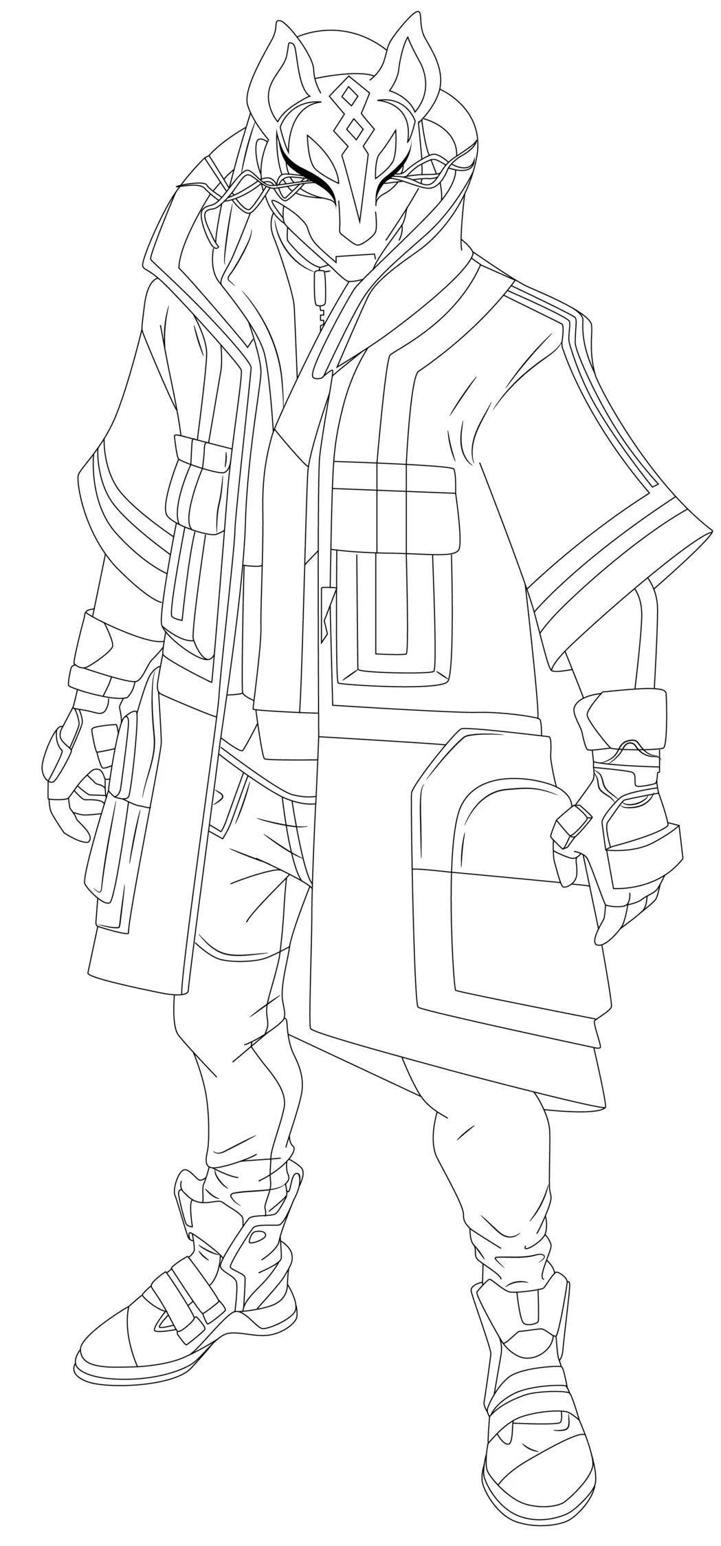 Coloriage Drift Fortnite Hd - Fortnite à imprimer