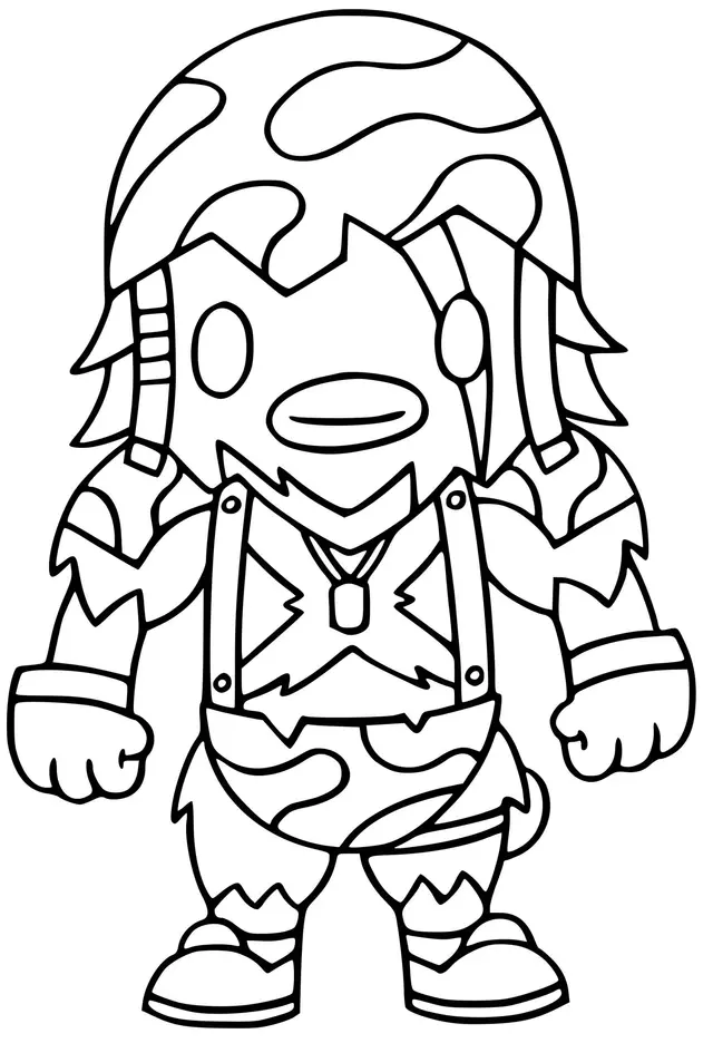 Coloriage Eggsplosive - Fortnite à imprimer