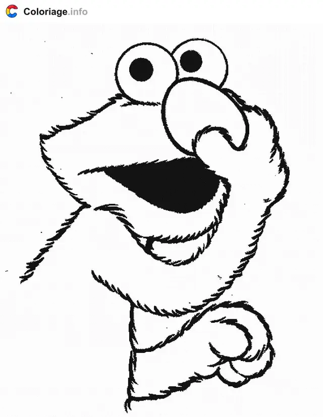 Disegno di Elmo 001 da stampare