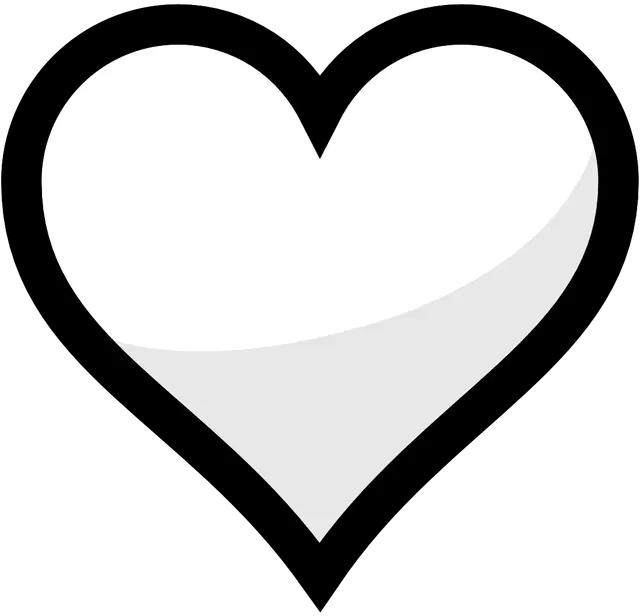 Coloriage Emoji Cœur - Emoji à imprimer