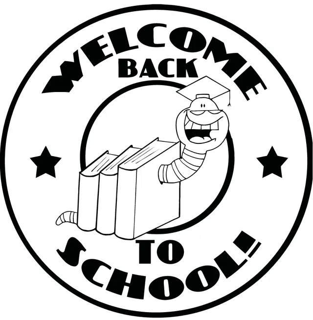 Coloriage Etampe Rentrée Scolaire - Rentrée scolaire à imprimer