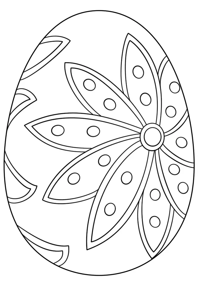Coloriage Fancy Œuf De Pâques - Pâques à imprimer