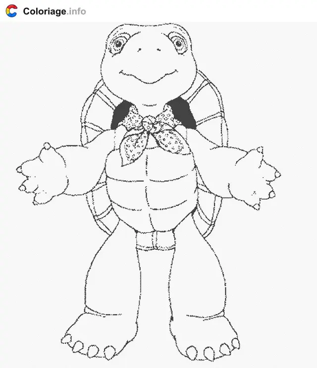Dibujo de Franklin 014 para colorear