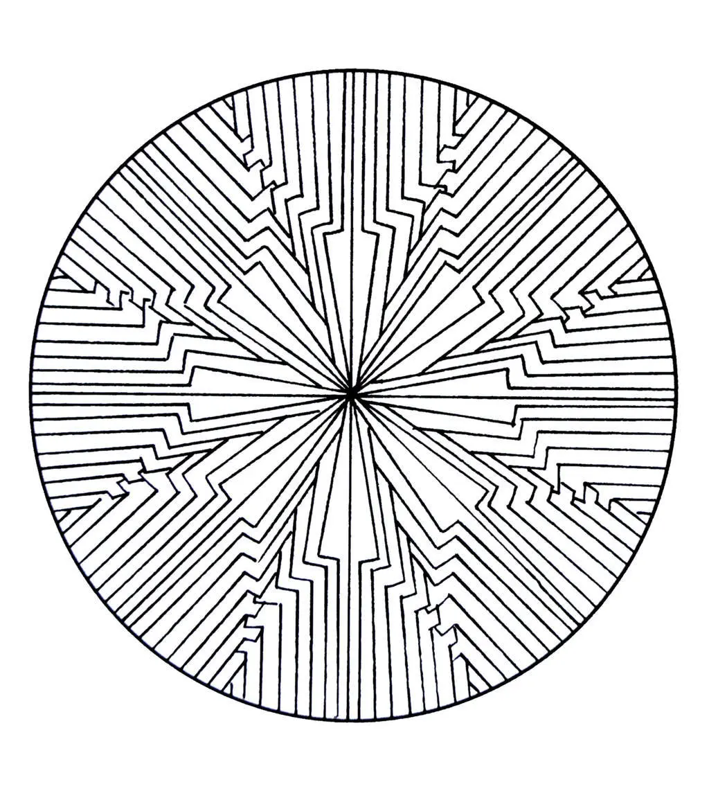 Coloriage Free Mandala To Color Harmonia - Mandala à imprimer