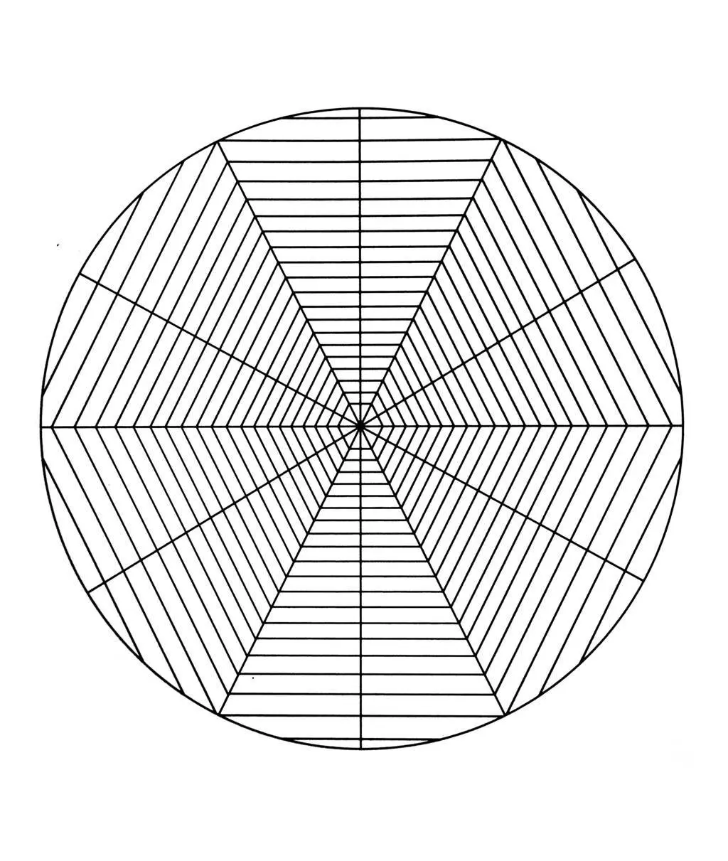 Coloriage Free Mandala To Color Spider Cobweb - Mandala à imprimer