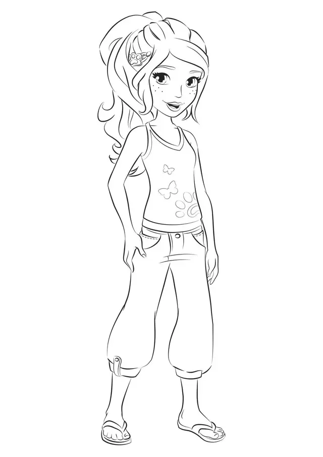 Coloriage Friends Mia - Gulli à imprimer