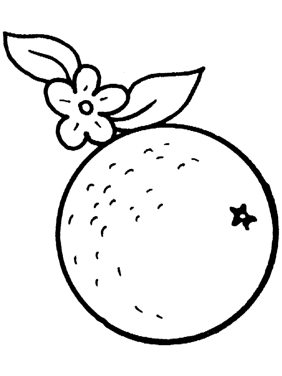 Coloriage Pastèque rayée avec graines - Fruits à imprimer