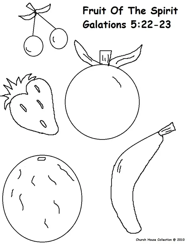 Coloriage Raisin sucré en grappe - Fruits à imprimer