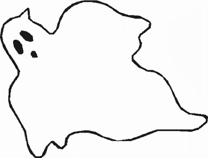 Coloriage Ghost - Halloween à imprimer