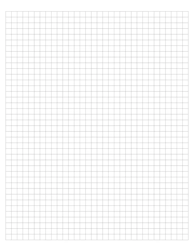 Blank Large-Square Pixel Art Grid coloring page to print