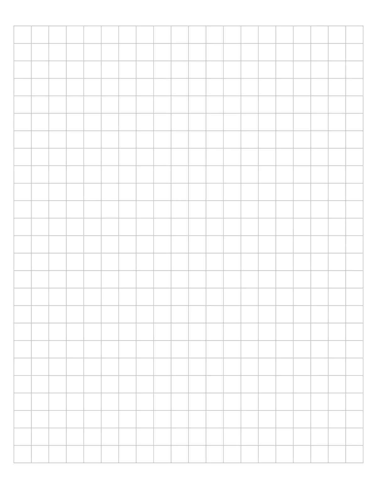 Blank Pixel Art Grid coloring page to print