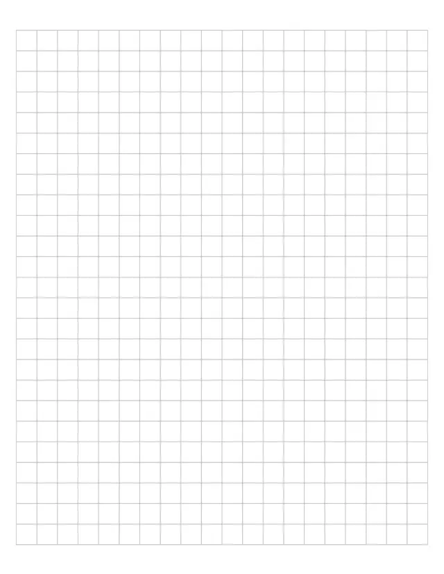 Blank Pixel Art Grid coloring page to print