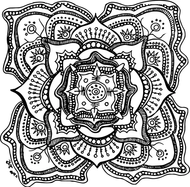 Coloriage Halloween Adulte Mandala - Adulte à imprimer