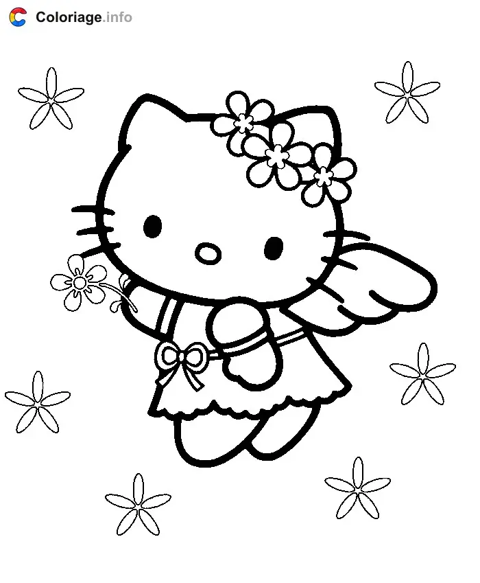 Disegno di Hello Kitty 002 da stampare