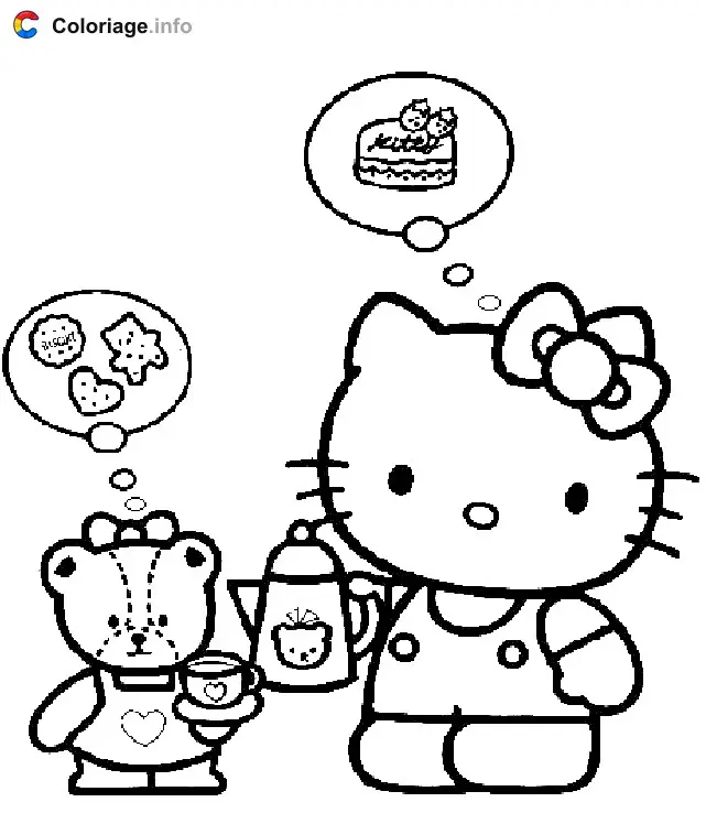 Disegno di Hello Kitty 004 da stampare