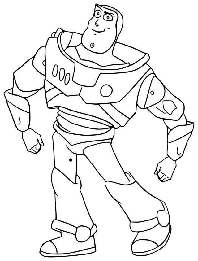 Ausmalbild Buzz Lightyear Ausmalbilder – Toy Story zum Ausdrucken