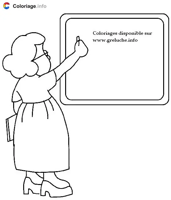 Ausmalbild Ausmalbilder Lehrerin zum Ausdrucken