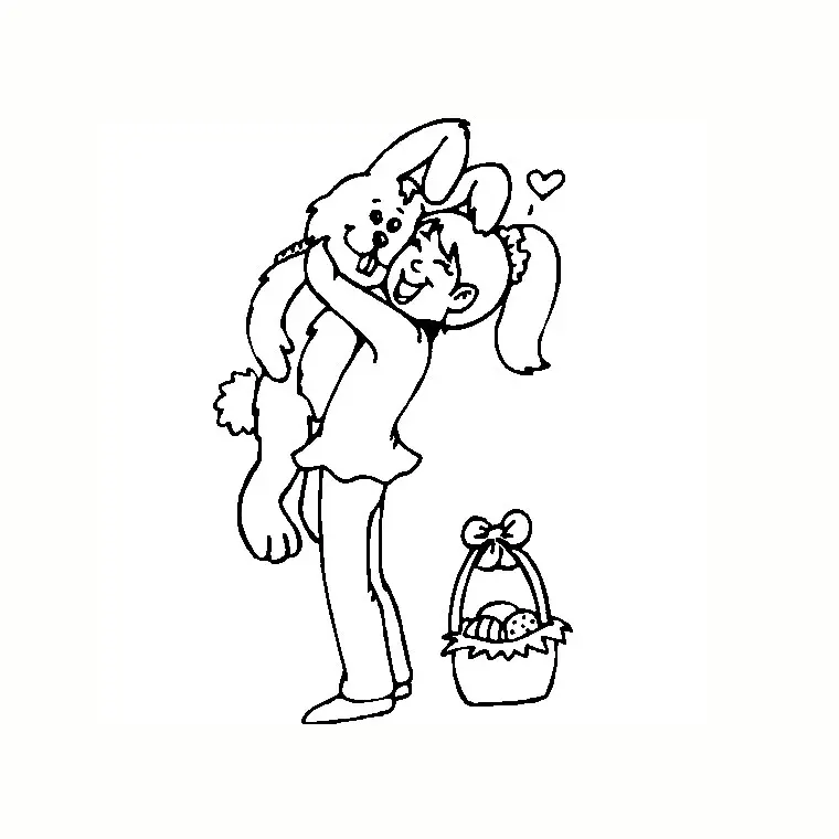 Coloriage Jeux Fille - Fille à imprimer