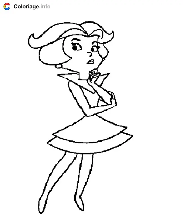 Desenho de Mãe Jane Jetson para colorir para colorir