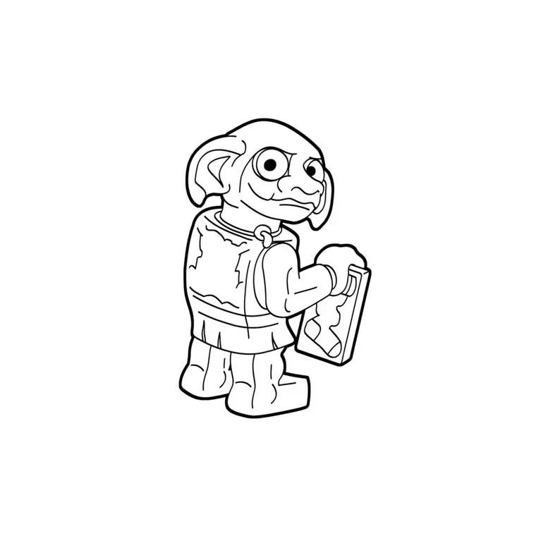 Coloriage Lego Harry Potter - Harry potter à imprimer