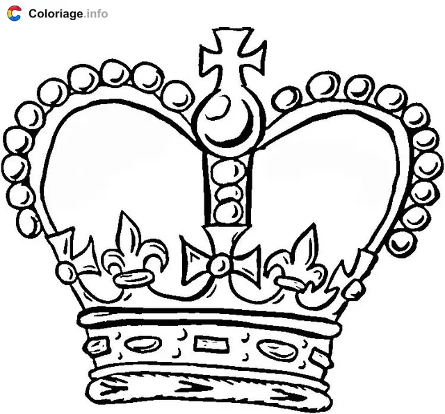 The Crown Jewels coloring page to print